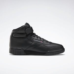 Adidasy Damskie Reebok Ex-O-Fit Hi Czarne PL 87NBMGI